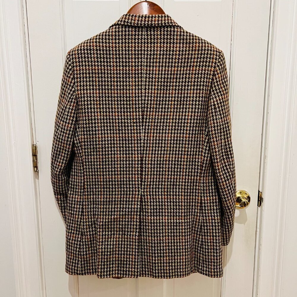 Vintage Dunn & Co. Men’s Tweed Jacket 41 R Multi Color Harris Tweed Blazer Sport - Picture 9 of 16